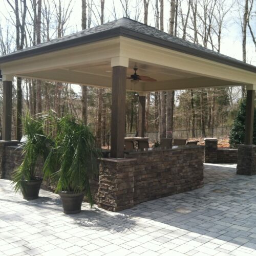 Custom Covered Outdoor Kitchen