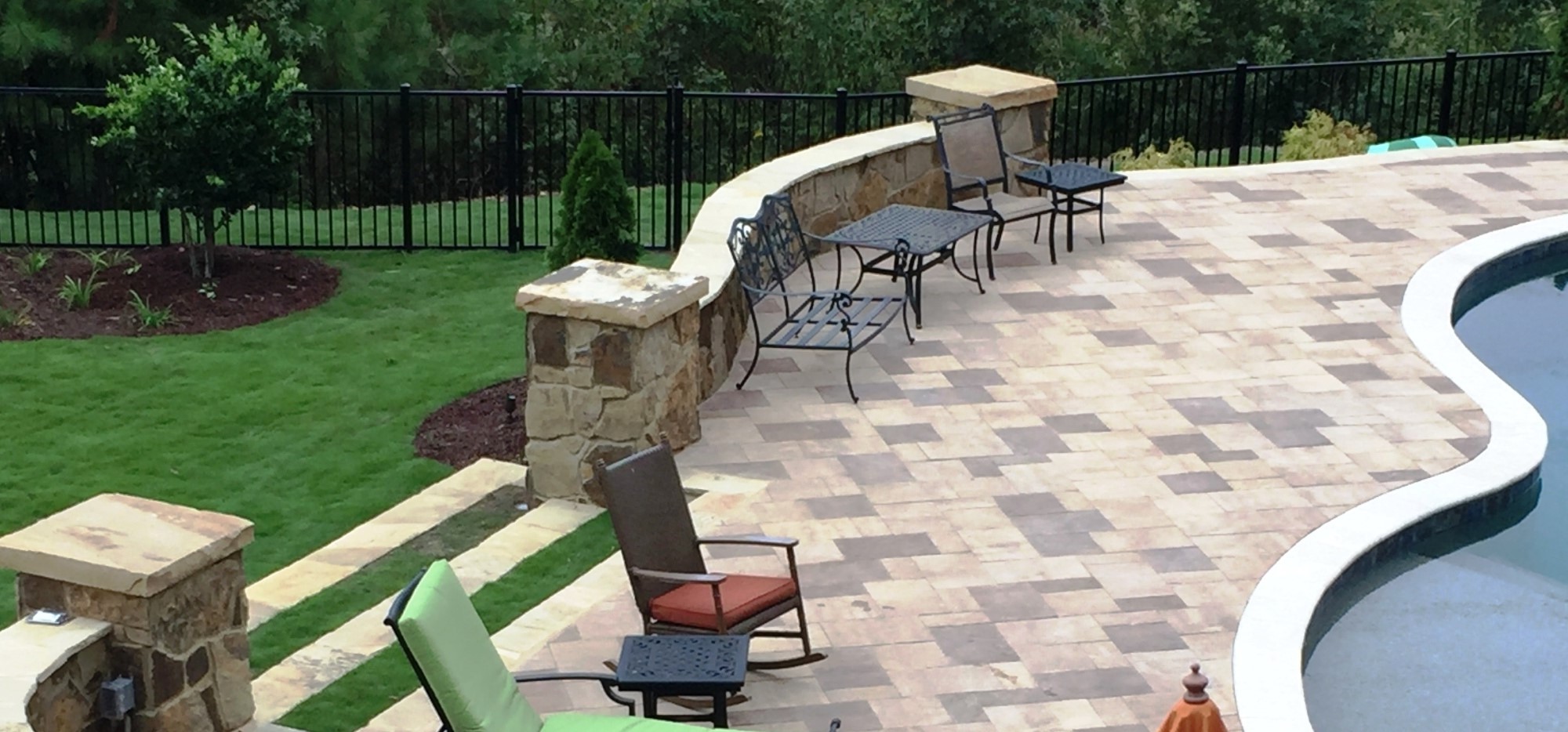 Raleigh Hardscaping Stone Pavers Custom Fire Pit Patio Covis